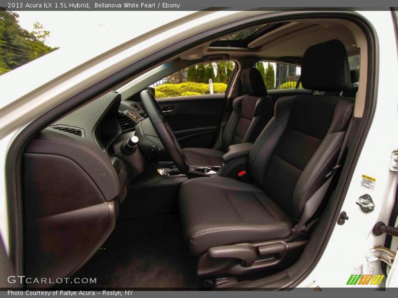 Bellanova White Pearl / Ebony 2013 Acura ILX 1.5L Hybrid