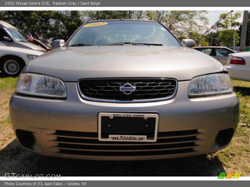 Radium Gray / Sand Beige 2002 Nissan Sentra GXE