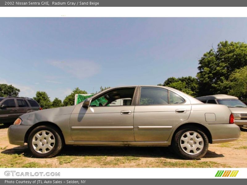 Radium Gray / Sand Beige 2002 Nissan Sentra GXE