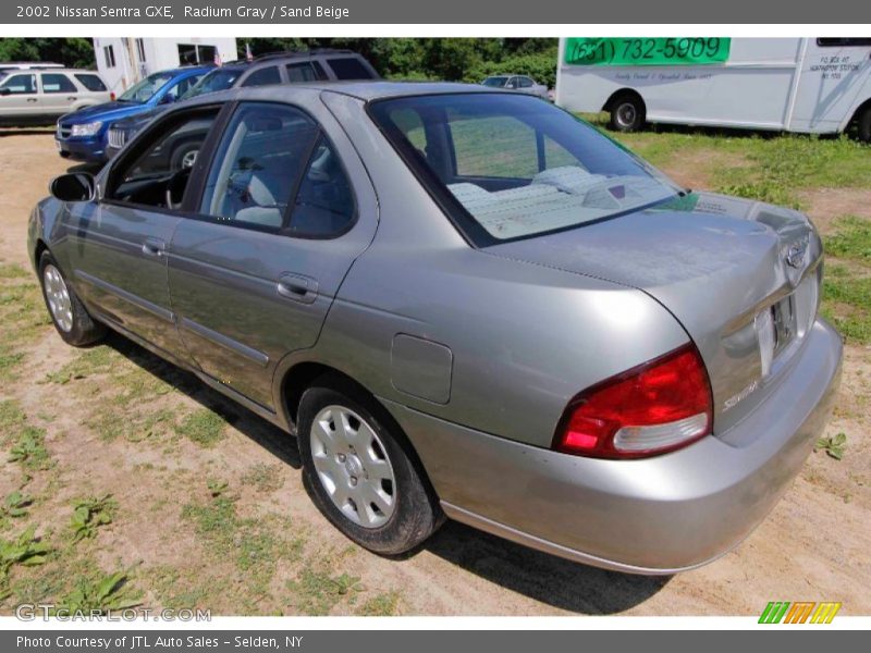 Radium Gray / Sand Beige 2002 Nissan Sentra GXE