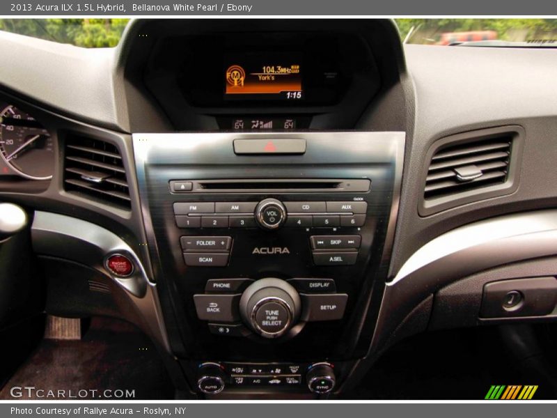 Bellanova White Pearl / Ebony 2013 Acura ILX 1.5L Hybrid