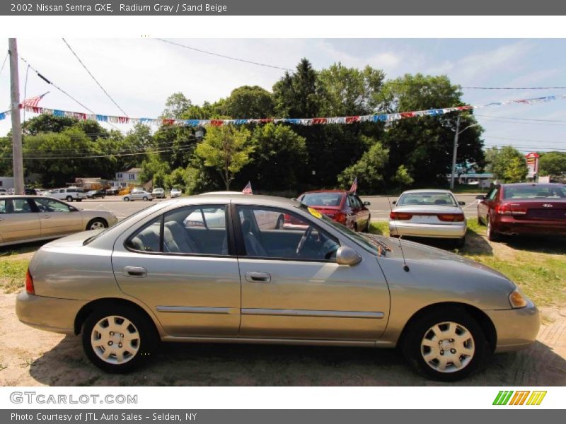 Radium Gray / Sand Beige 2002 Nissan Sentra GXE