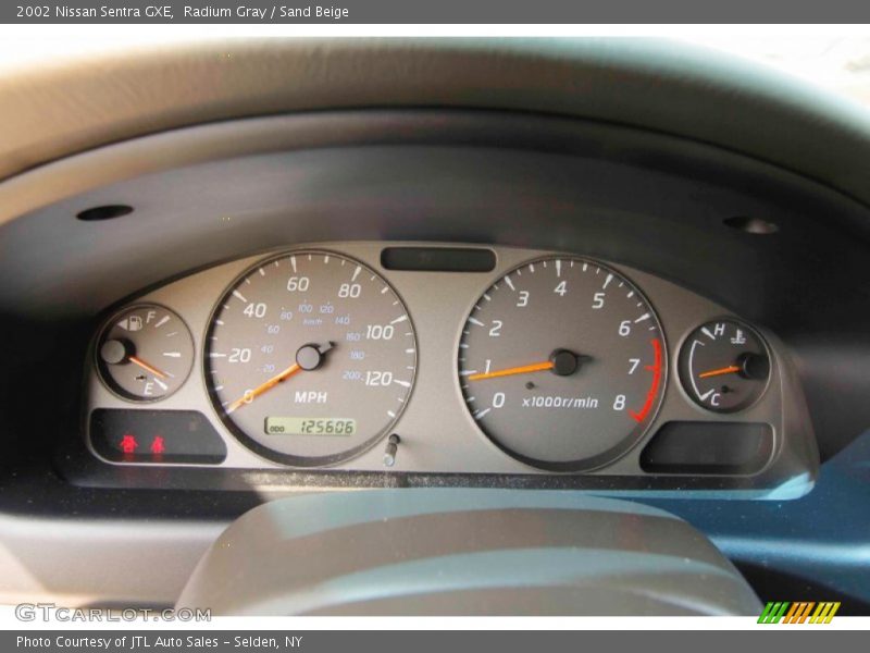 Radium Gray / Sand Beige 2002 Nissan Sentra GXE