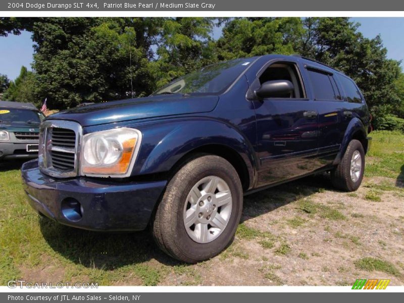 Patriot Blue Pearl / Medium Slate Gray 2004 Dodge Durango SLT 4x4