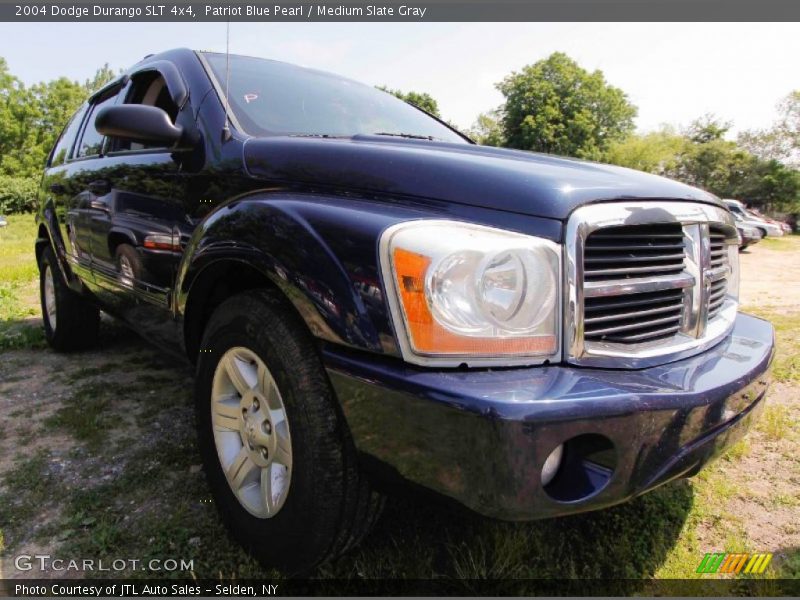Patriot Blue Pearl / Medium Slate Gray 2004 Dodge Durango SLT 4x4