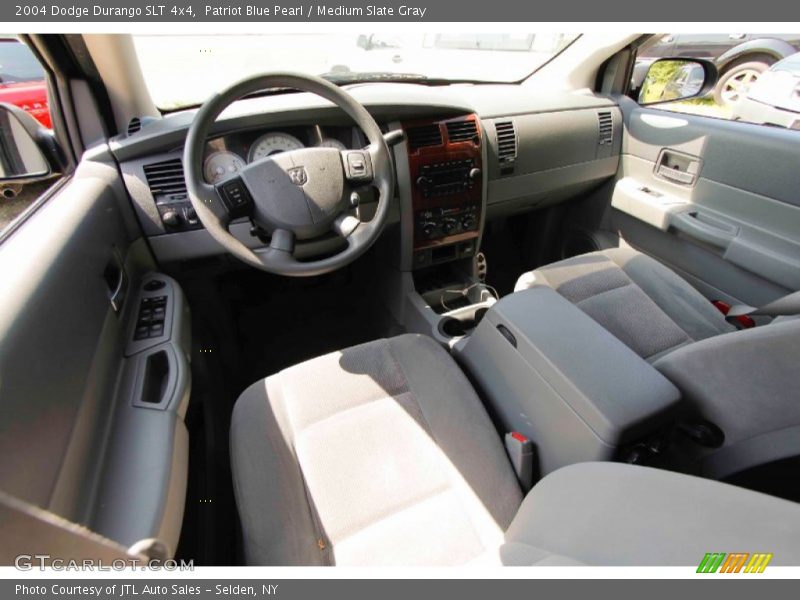 Patriot Blue Pearl / Medium Slate Gray 2004 Dodge Durango SLT 4x4