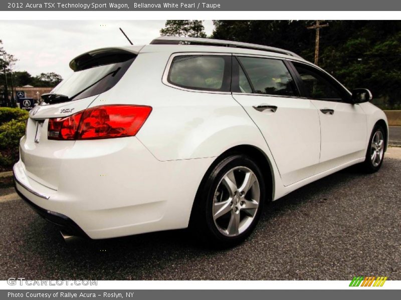 Bellanova White Pearl / Taupe 2012 Acura TSX Technology Sport Wagon