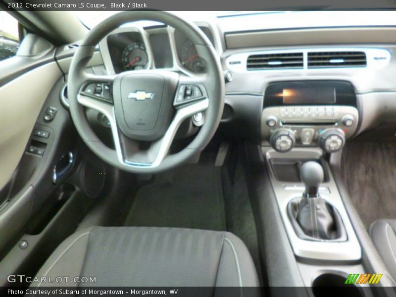 Black / Black 2012 Chevrolet Camaro LS Coupe