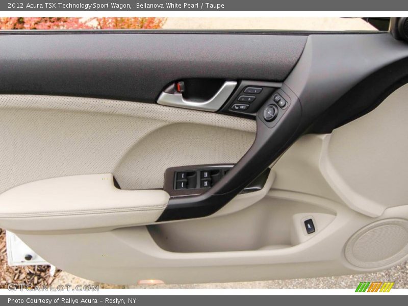 Bellanova White Pearl / Taupe 2012 Acura TSX Technology Sport Wagon