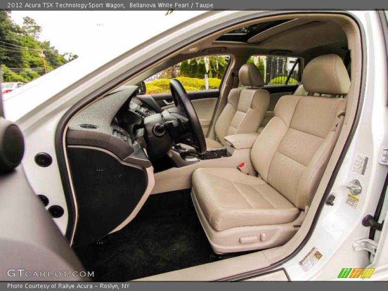 Bellanova White Pearl / Taupe 2012 Acura TSX Technology Sport Wagon