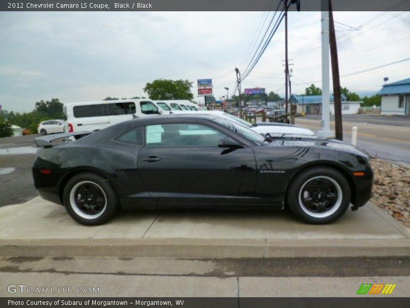 Black / Black 2012 Chevrolet Camaro LS Coupe