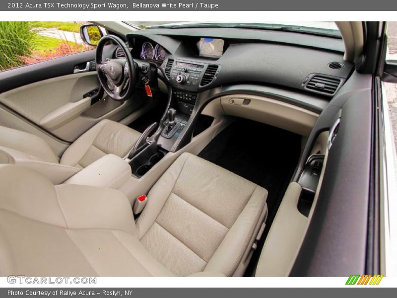 Bellanova White Pearl / Taupe 2012 Acura TSX Technology Sport Wagon
