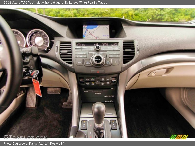 Bellanova White Pearl / Taupe 2012 Acura TSX Technology Sport Wagon
