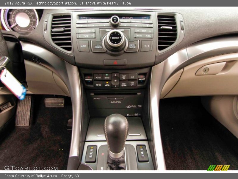 Bellanova White Pearl / Taupe 2012 Acura TSX Technology Sport Wagon