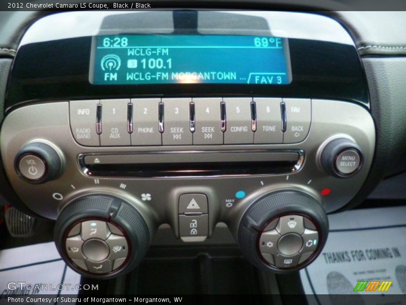 Black / Black 2012 Chevrolet Camaro LS Coupe