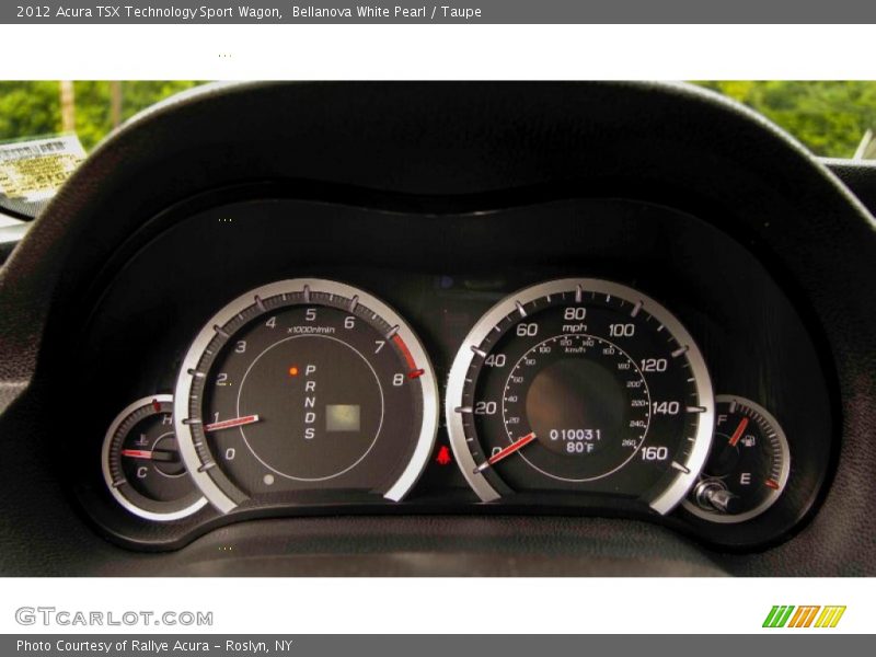 Bellanova White Pearl / Taupe 2012 Acura TSX Technology Sport Wagon