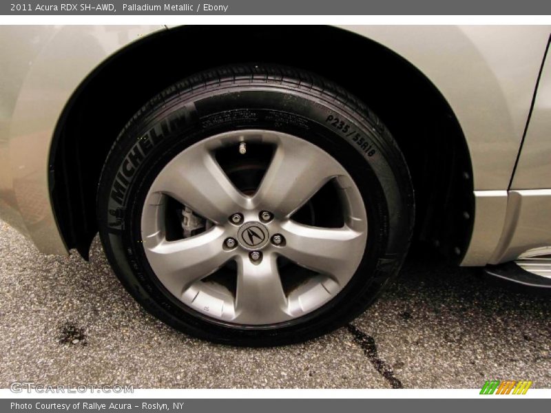 Palladium Metallic / Ebony 2011 Acura RDX SH-AWD