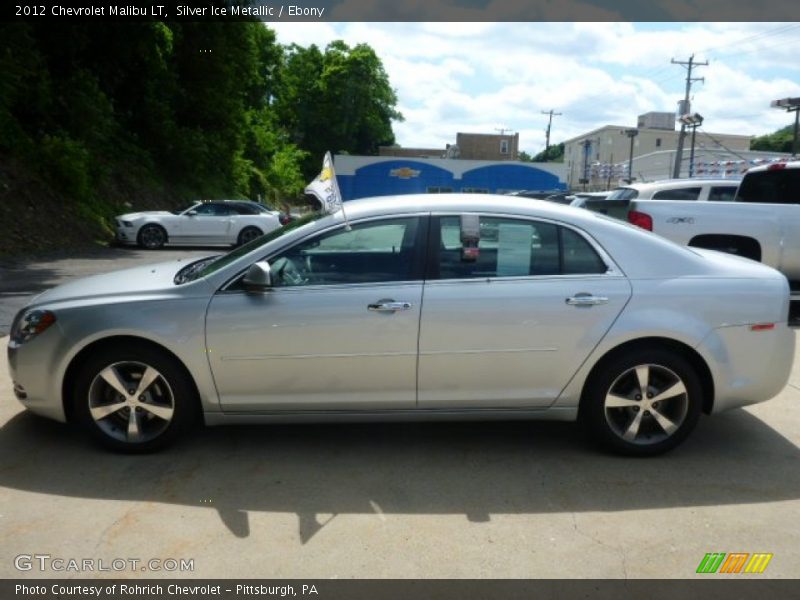 Silver Ice Metallic / Ebony 2012 Chevrolet Malibu LT