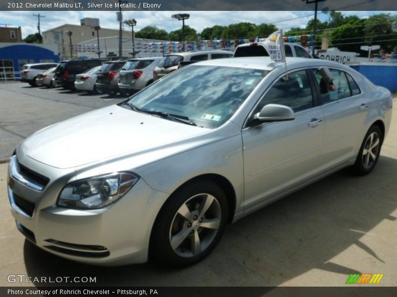 Silver Ice Metallic / Ebony 2012 Chevrolet Malibu LT