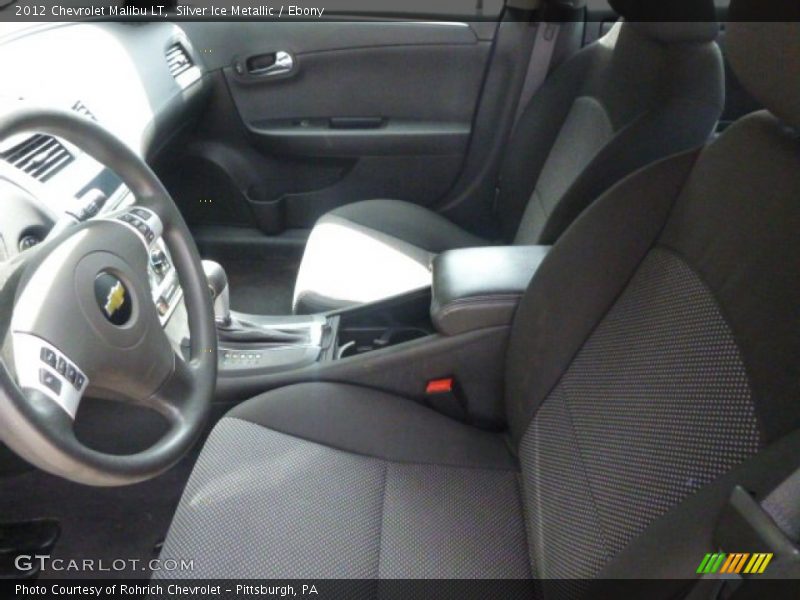 Silver Ice Metallic / Ebony 2012 Chevrolet Malibu LT