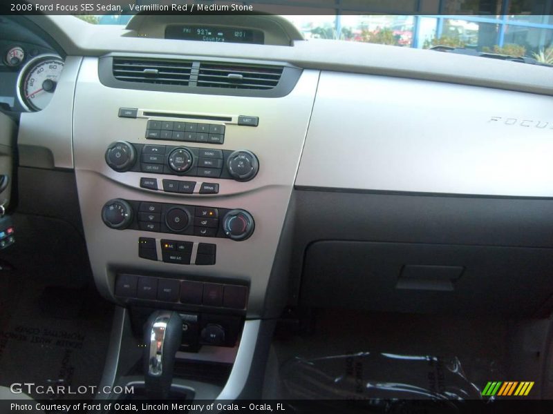 Vermillion Red / Medium Stone 2008 Ford Focus SES Sedan