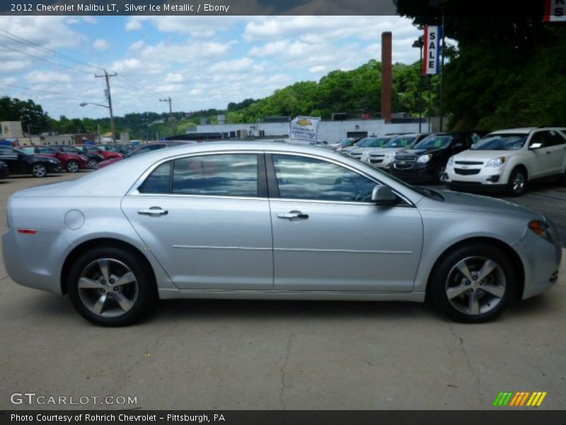 Silver Ice Metallic / Ebony 2012 Chevrolet Malibu LT