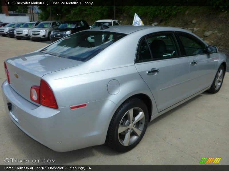 Silver Ice Metallic / Ebony 2012 Chevrolet Malibu LT