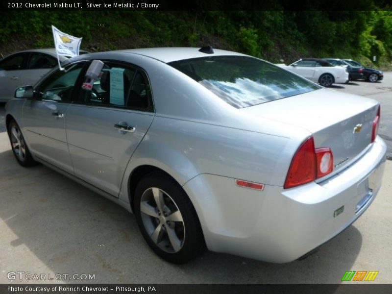 Silver Ice Metallic / Ebony 2012 Chevrolet Malibu LT