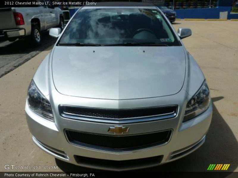 Silver Ice Metallic / Ebony 2012 Chevrolet Malibu LT