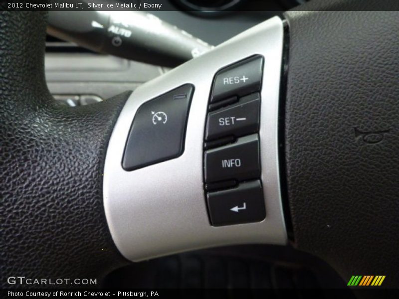 Silver Ice Metallic / Ebony 2012 Chevrolet Malibu LT