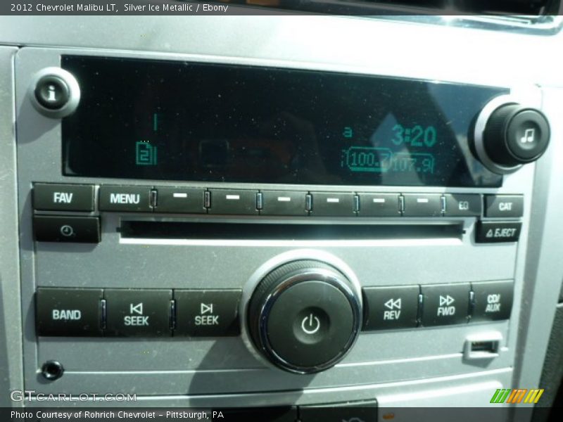 Silver Ice Metallic / Ebony 2012 Chevrolet Malibu LT
