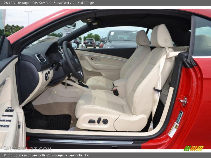 Salsa Red / Cornsilk Beige 2014 Volkswagen Eos Komfort