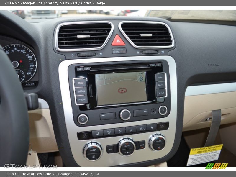 Salsa Red / Cornsilk Beige 2014 Volkswagen Eos Komfort