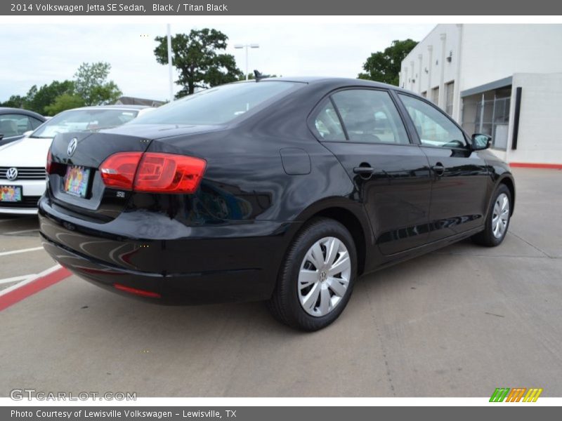 Black / Titan Black 2014 Volkswagen Jetta SE Sedan