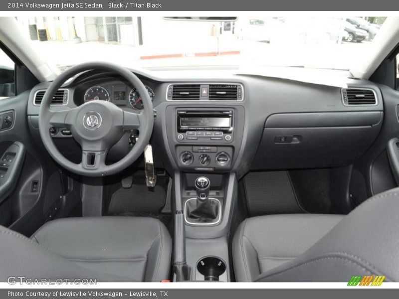 Black / Titan Black 2014 Volkswagen Jetta SE Sedan