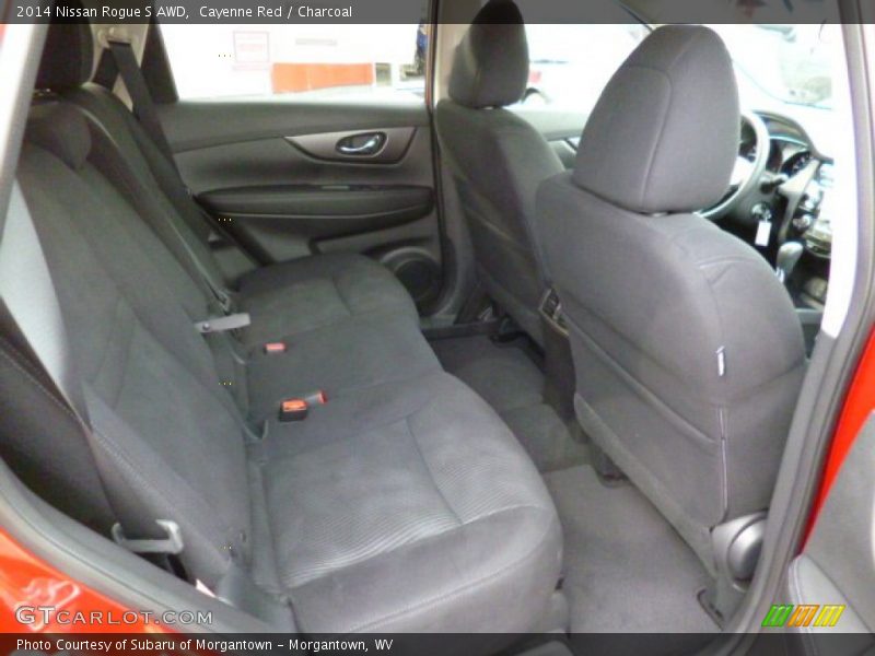 Cayenne Red / Charcoal 2014 Nissan Rogue S AWD