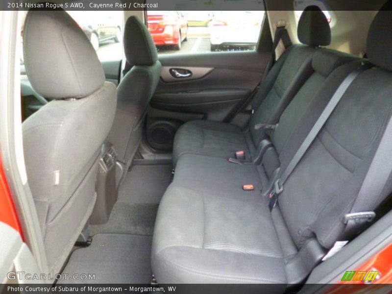 Cayenne Red / Charcoal 2014 Nissan Rogue S AWD