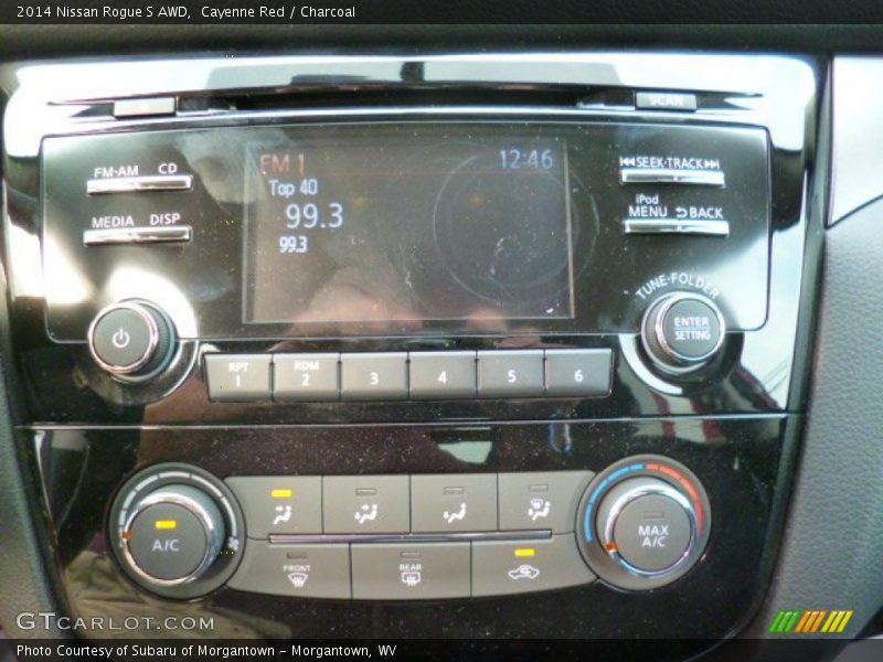 Cayenne Red / Charcoal 2014 Nissan Rogue S AWD