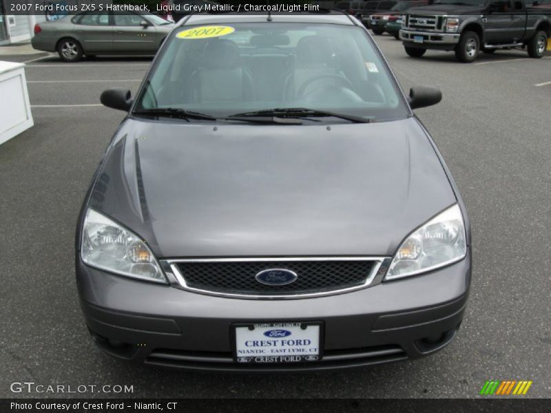 Liquid Grey Metallic / Charcoal/Light Flint 2007 Ford Focus ZX5 S Hatchback