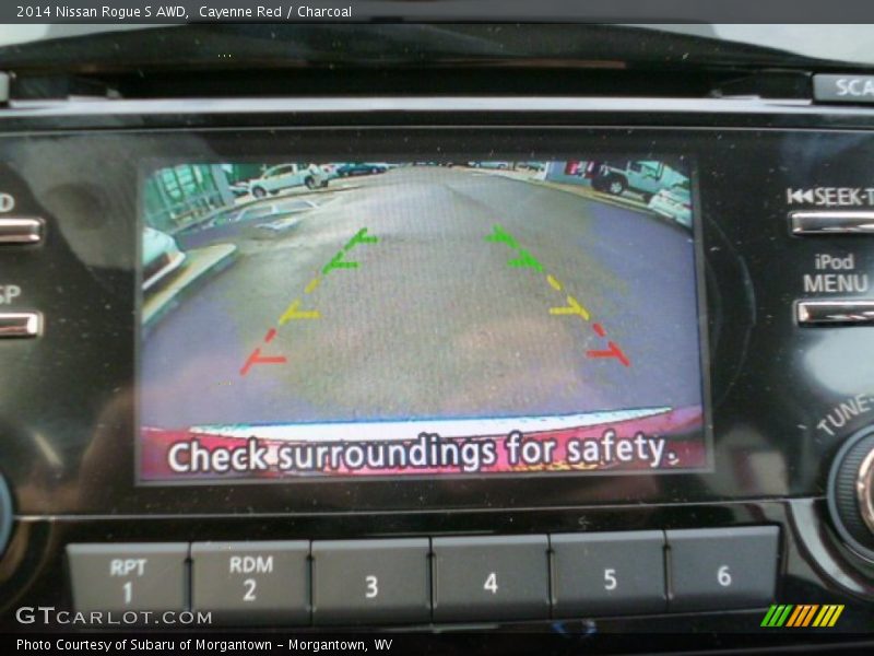 Cayenne Red / Charcoal 2014 Nissan Rogue S AWD