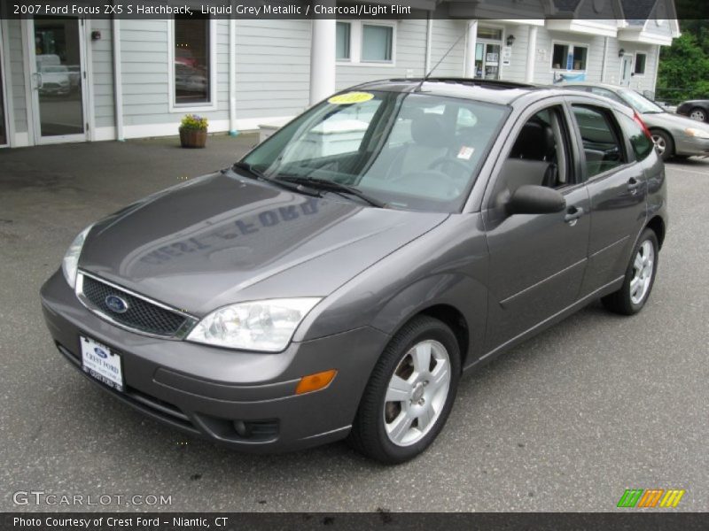 Liquid Grey Metallic / Charcoal/Light Flint 2007 Ford Focus ZX5 S Hatchback