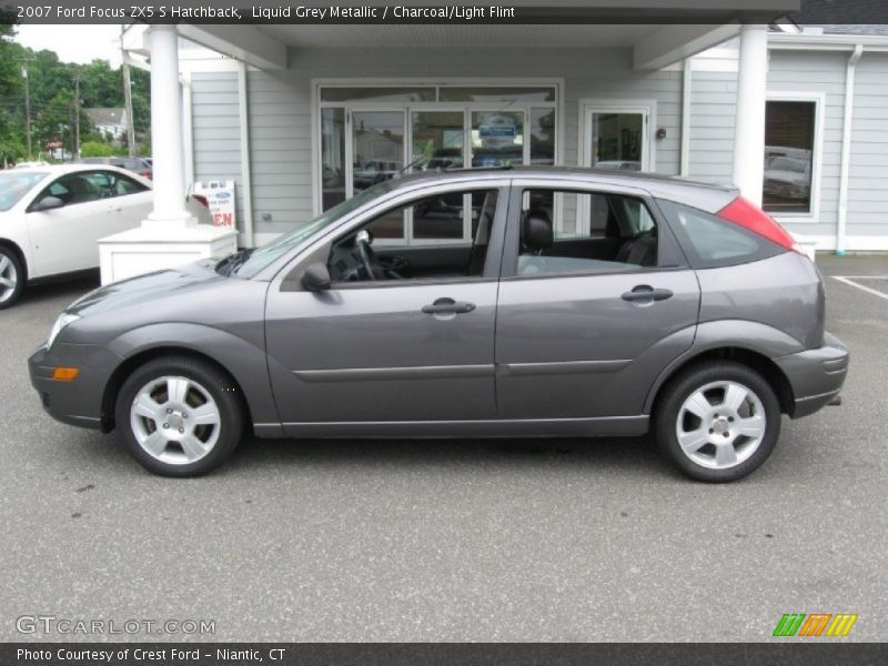 Liquid Grey Metallic / Charcoal/Light Flint 2007 Ford Focus ZX5 S Hatchback