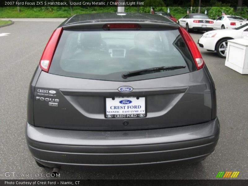 Liquid Grey Metallic / Charcoal/Light Flint 2007 Ford Focus ZX5 S Hatchback