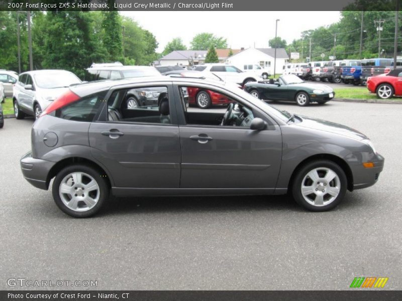 Liquid Grey Metallic / Charcoal/Light Flint 2007 Ford Focus ZX5 S Hatchback