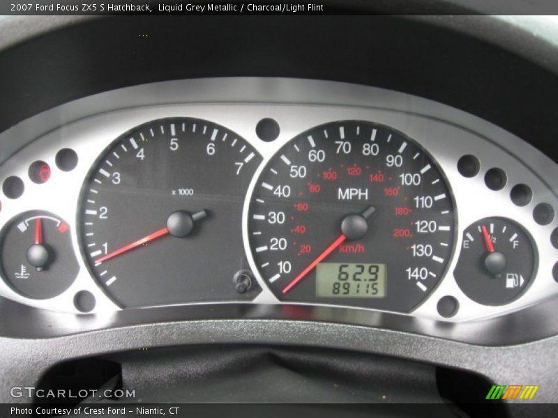 Liquid Grey Metallic / Charcoal/Light Flint 2007 Ford Focus ZX5 S Hatchback
