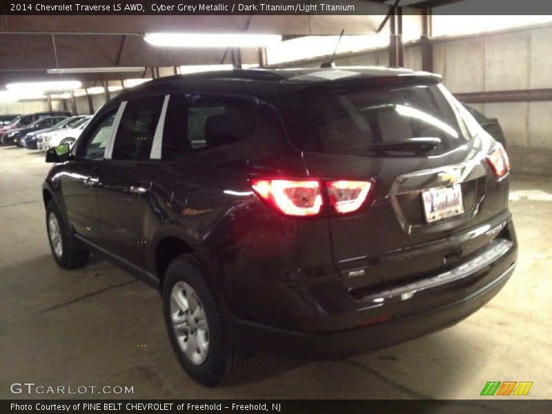 Cyber Grey Metallic / Dark Titanium/Light Titanium 2014 Chevrolet Traverse LS AWD