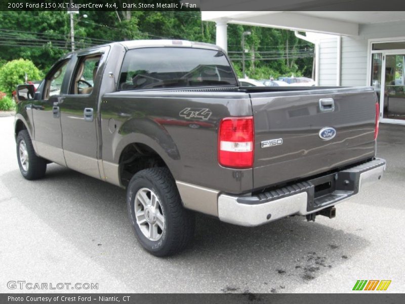 Dark Stone Metallic / Tan 2005 Ford F150 XLT SuperCrew 4x4