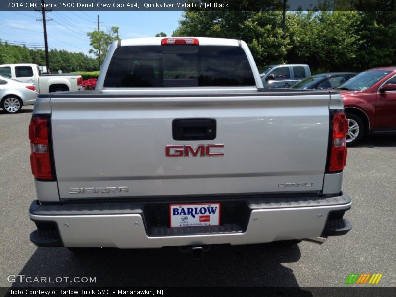 Quicksilver Metallic / Jet Black 2014 GMC Sierra 1500 Denali Crew Cab 4x4