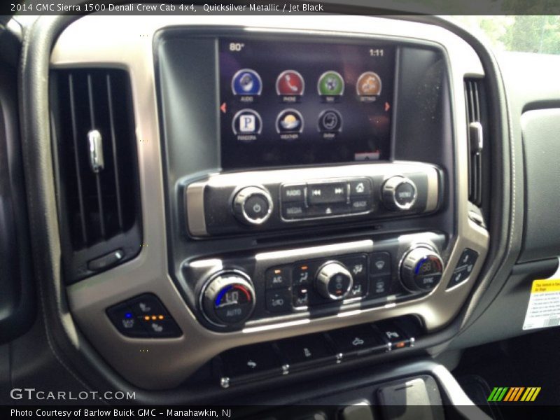 Quicksilver Metallic / Jet Black 2014 GMC Sierra 1500 Denali Crew Cab 4x4