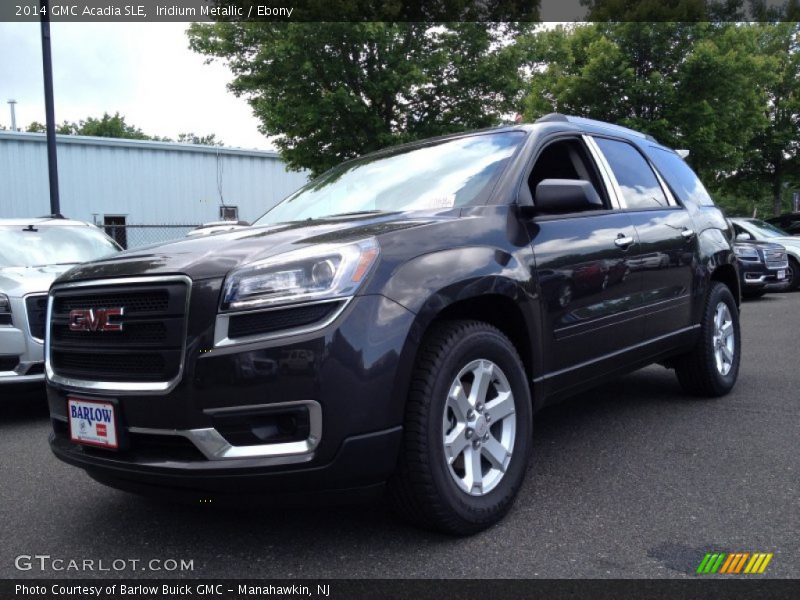 Iridium Metallic / Ebony 2014 GMC Acadia SLE